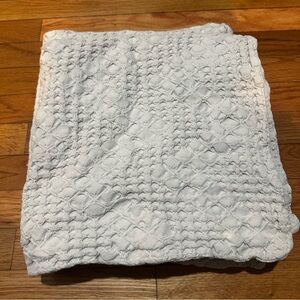 Piu Belle Euro Sham Set Of 2 26x26 Oversize Texture Quilted Neutral Pillow Cover